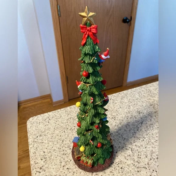 Vintage Lighted, Musical Pencil Christmas Tree - Picture 6 of 15